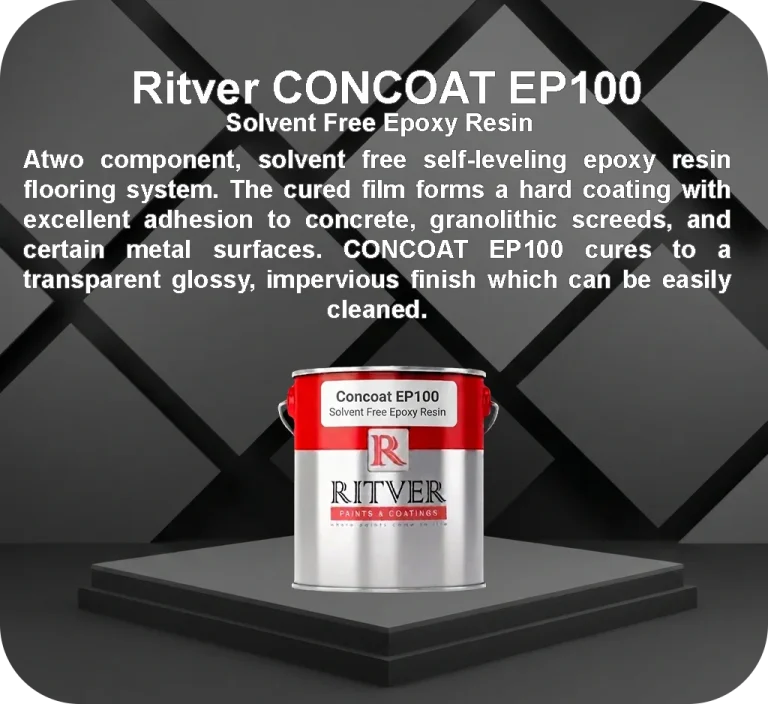 Ritver Concoat EP100 Solvent Free Epoxy Resin