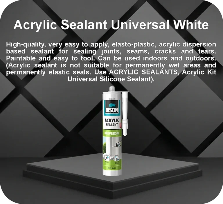 Bison Acrylic Sealant Universal White